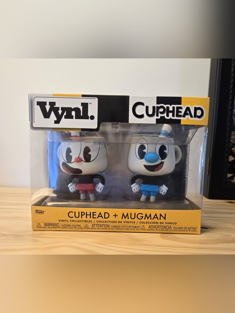 Cuphead + Mugman Vinyl Collectible Duo - Red & Blue